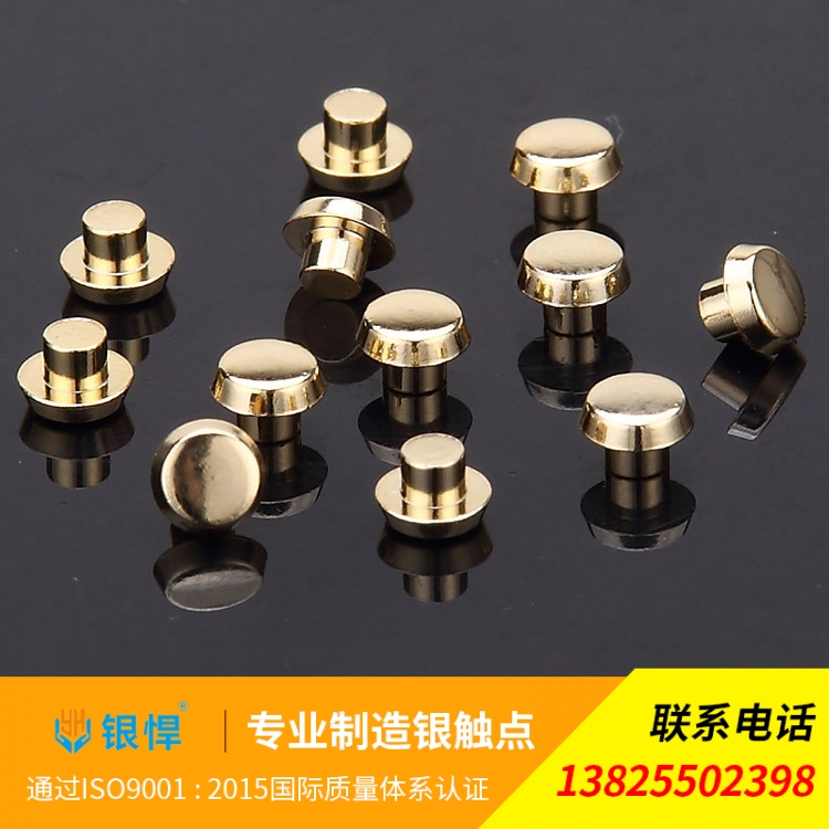 Gold plated composite contact supply